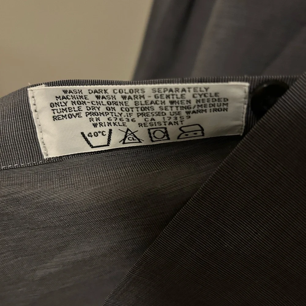 Yves Saint Laurent Men’s Grey Button Down Shirt - Size 17 (XL) - Picture 5 of 7